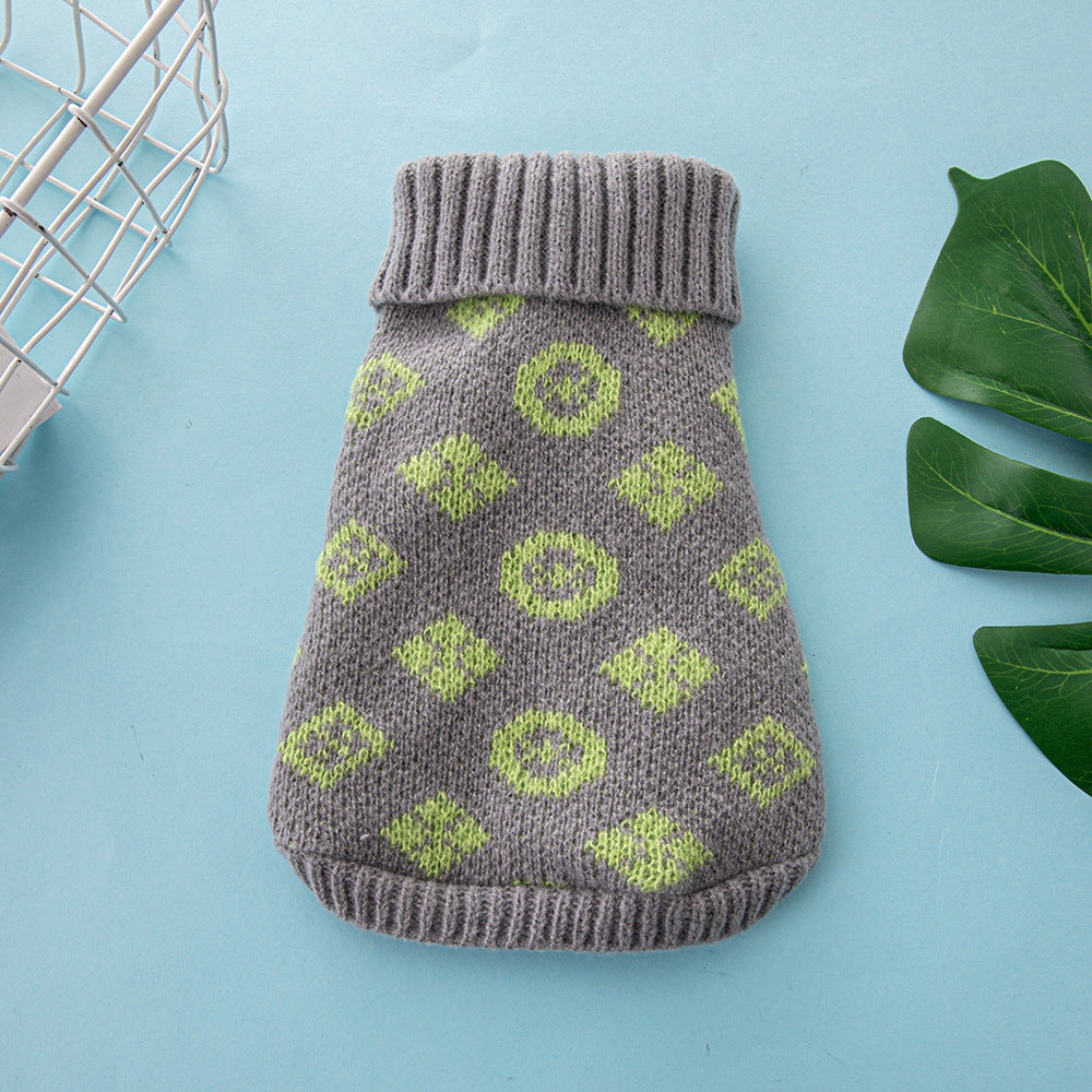 High-neck Dog Sweater