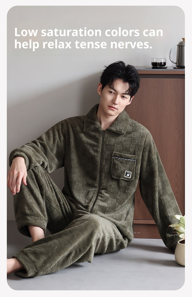 Coral Velvet Pajamas