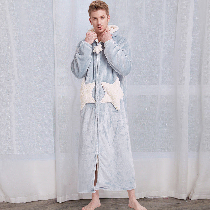 Unisex Hooded Bath Robe