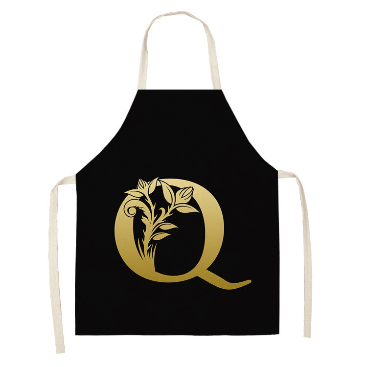 Letter Series Apron