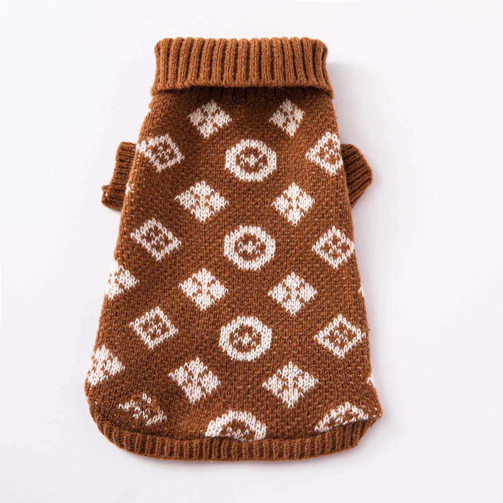 High-neck Dog Sweater