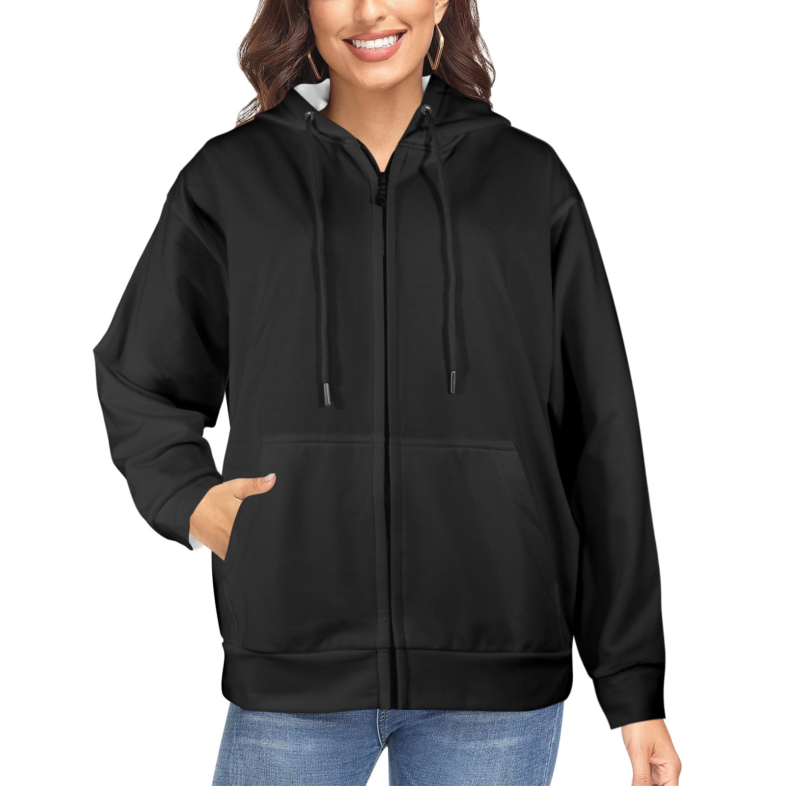 Fleece Full-Zip Hoodie-Heavy