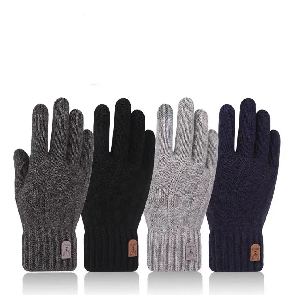 Keep-Warm Knitted Finger Gloves