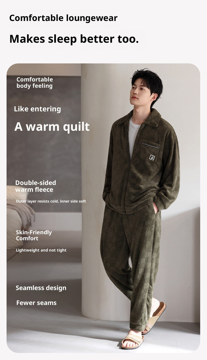 Coral Velvet Pajamas