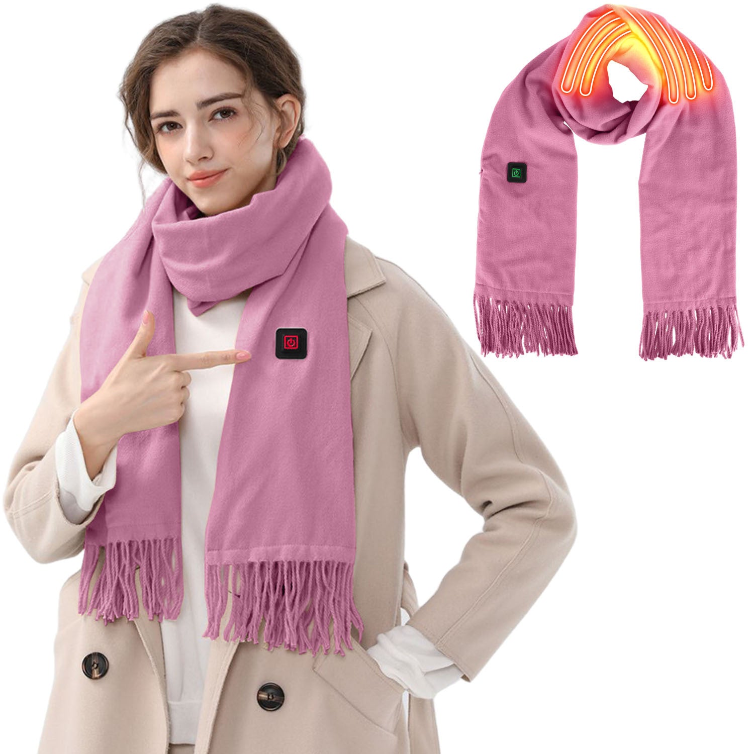 Electric Heated USB Scarf