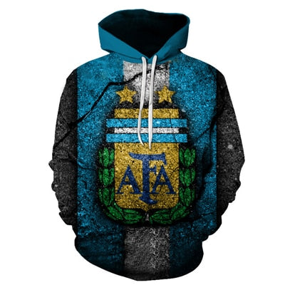 3D National Flag Hoodies