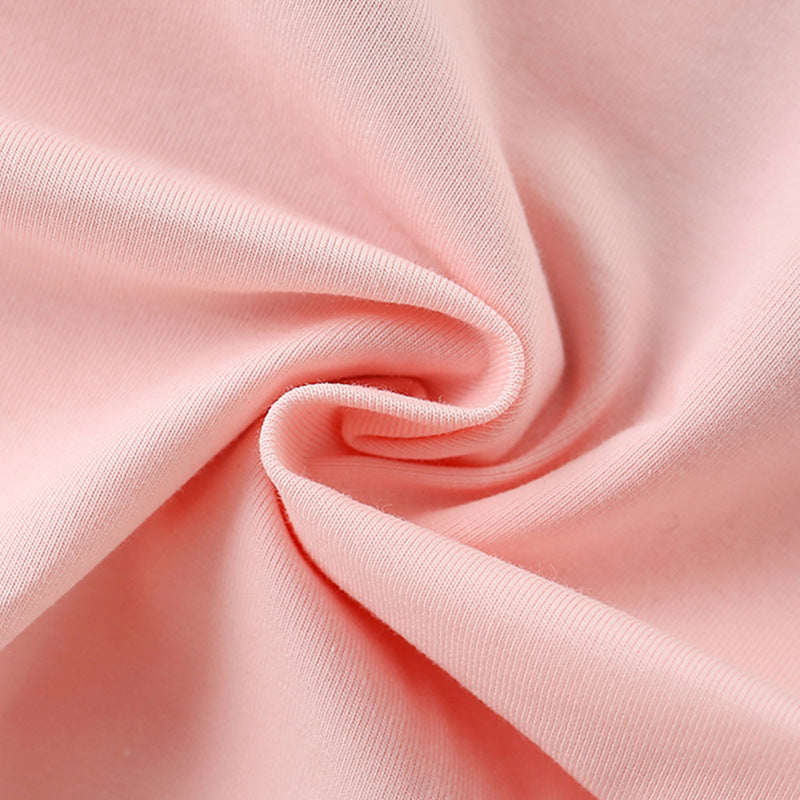 Summer Arrival Pink Strawberry Pattern Short Sleeves Cute Dress for Stylish Girls